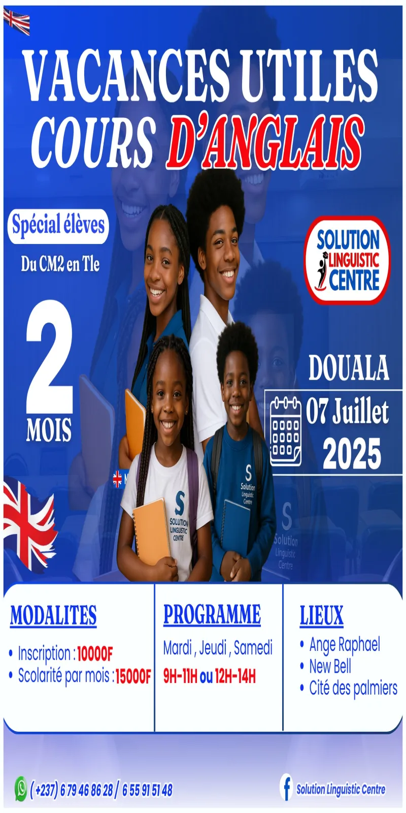 Cours de langue à solution linguistic centre