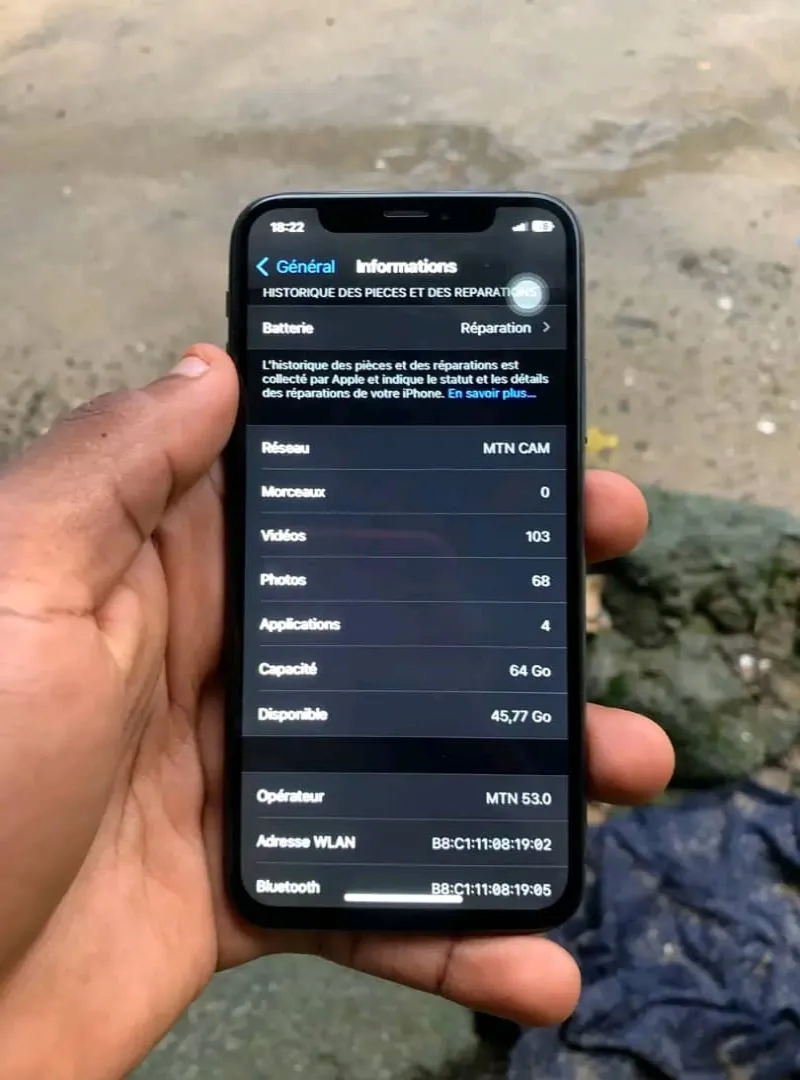 Image 3 de Vend iPhone Xsimple 64g avec facture tout passe 