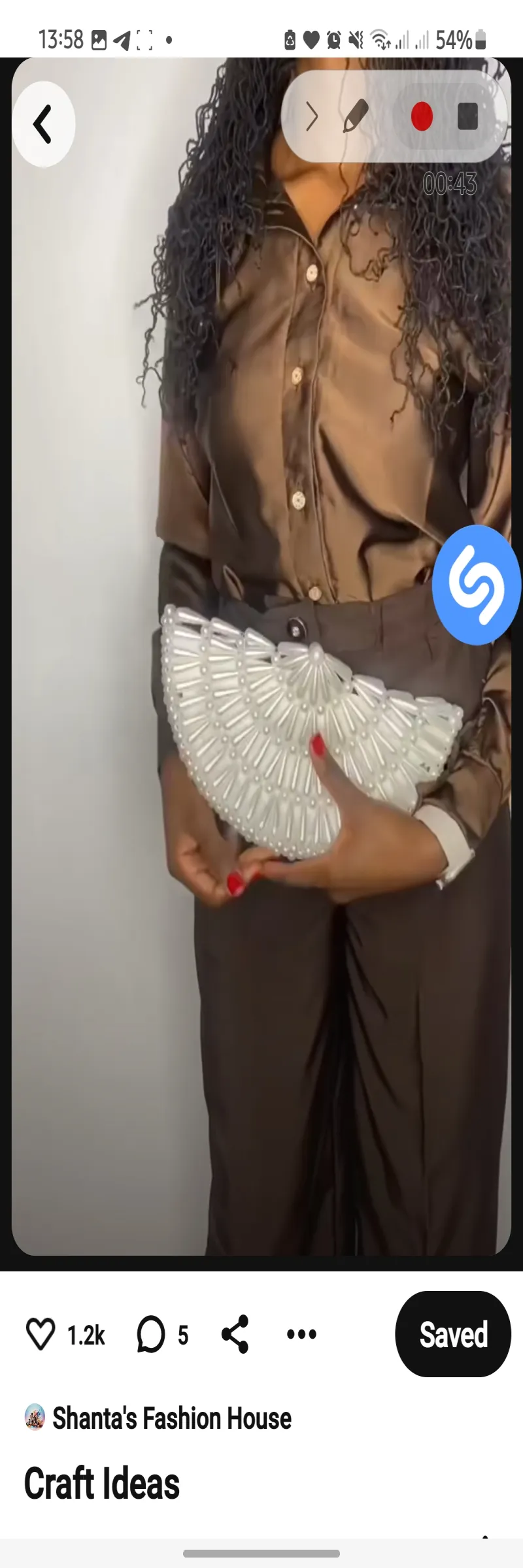 Sac en perle 