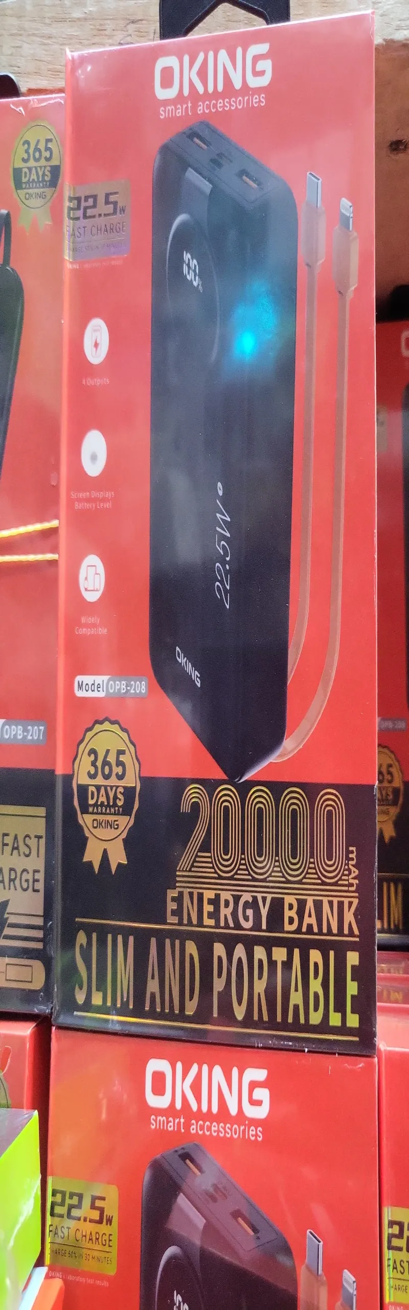 Image 3 de Vends Power bank Oraimo, Rind, Itel, Tecno, Oking 10000 à 60000mAh