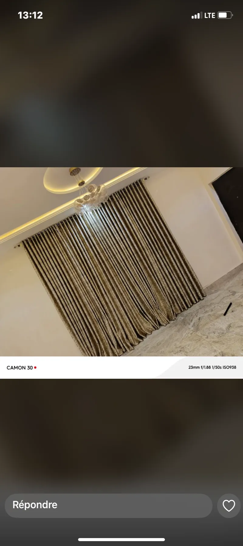 Image 2 de Vends les rideaux cousus prêt à mettre