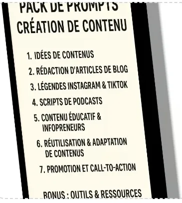 Vous êtes créateur de contenu sur les réseaux sociaux, voici le  Ultimate Pack de Prompts pour Créateurs de Contenus