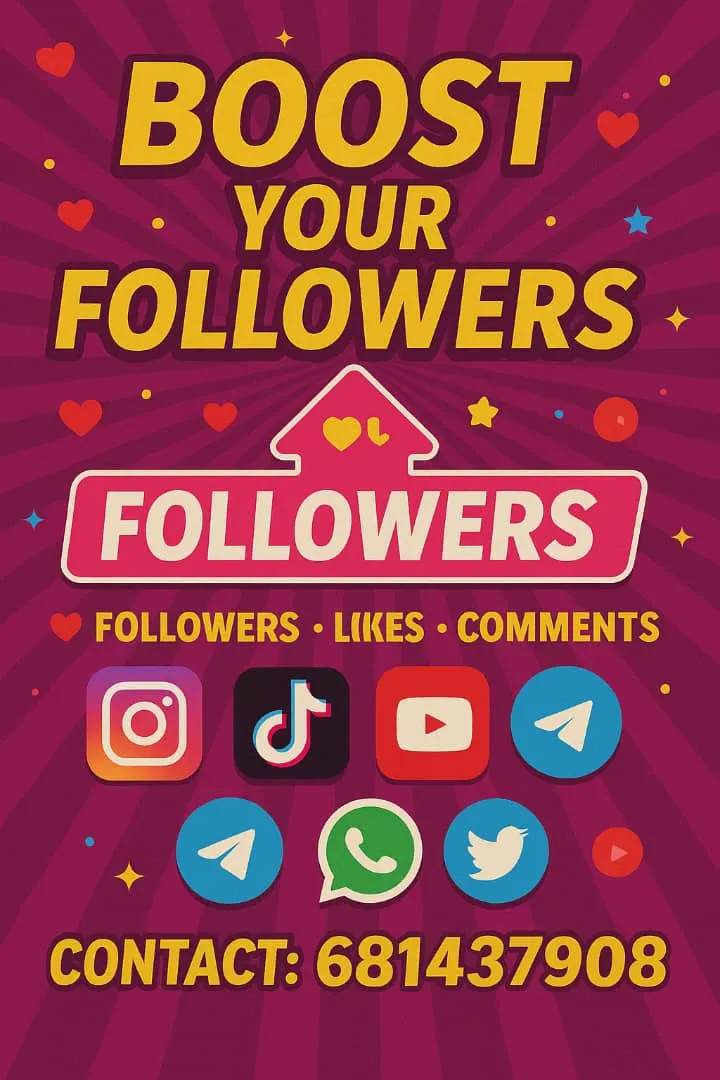 Boostage des comptes tout réseaux sociaux confondu 