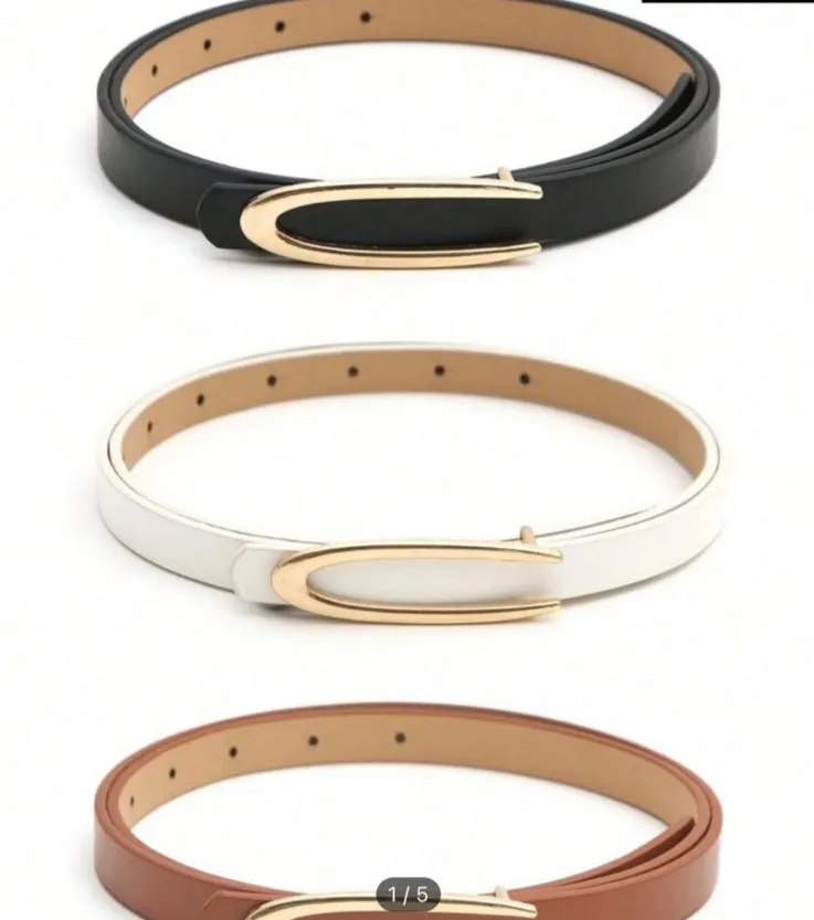 Ceinture en cuir véritable 