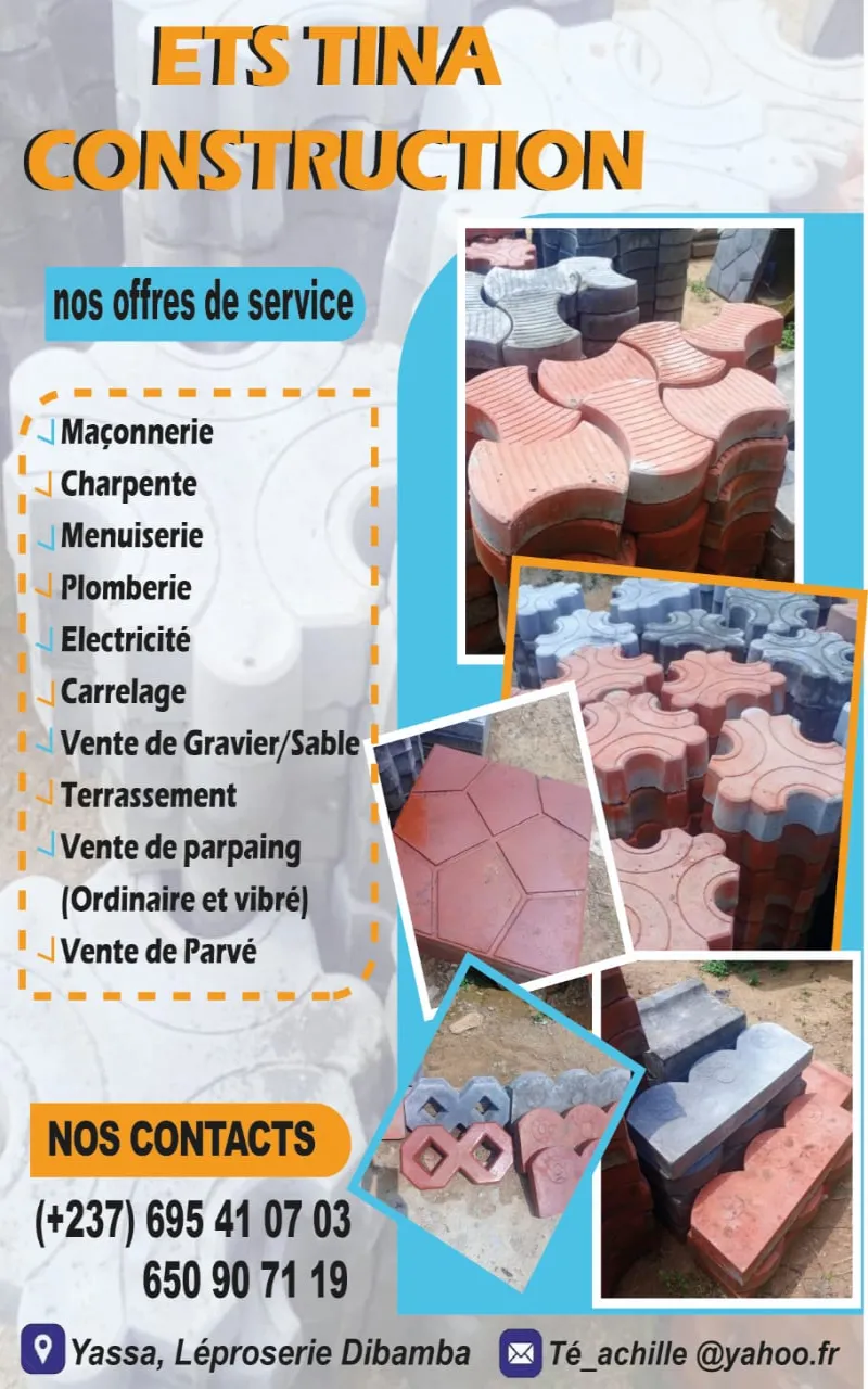 service de construction et vente paves