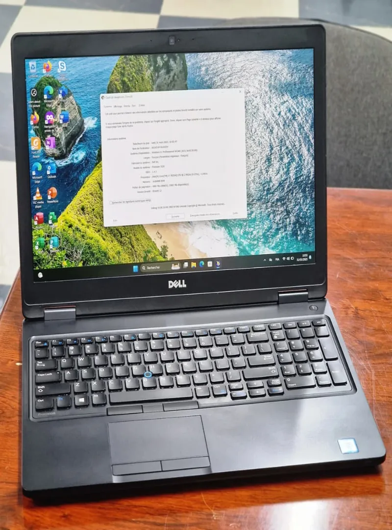 Image 1 de Laptop dell, core i5 équipé d’un disque dur de 500go avec une ram de 8go 